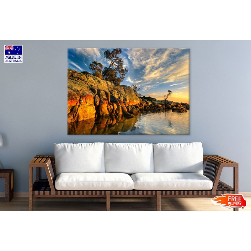 Sunrise Bay Fires View Photograph Tasmania Print 100% Australian Made