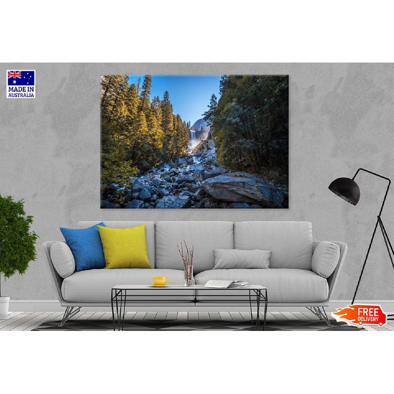 Vernal Falls in Yosemite Park Photograph Print 100% Australian Made