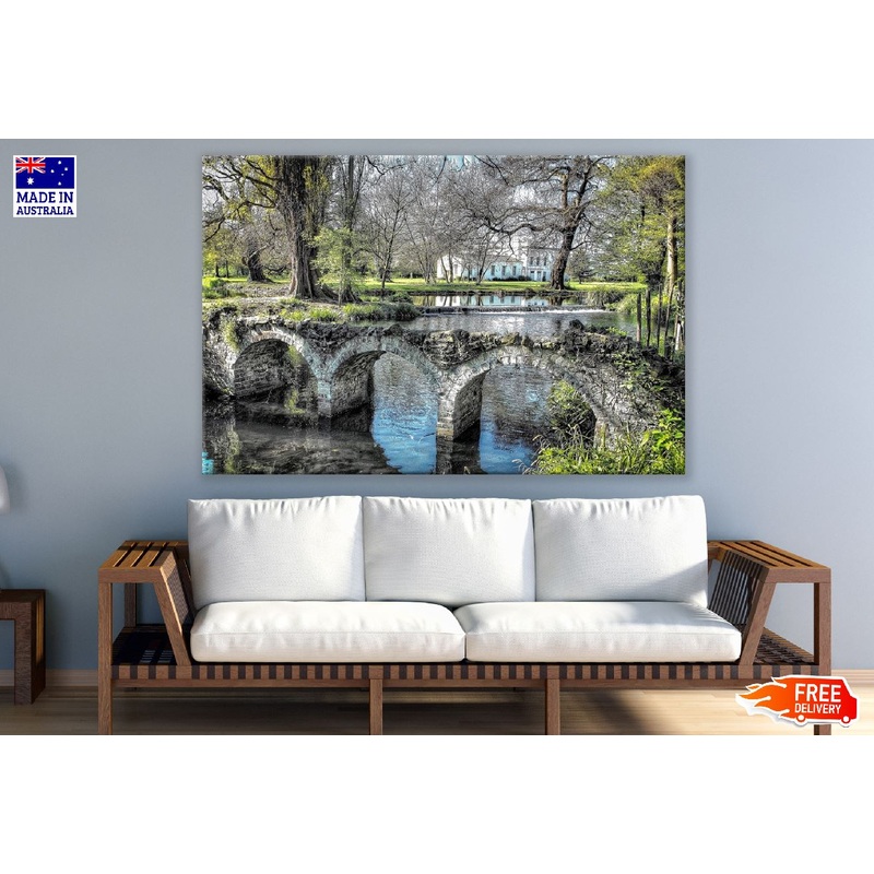 Wimbledon Park & Bridge Photograph Print 100% Australian Made