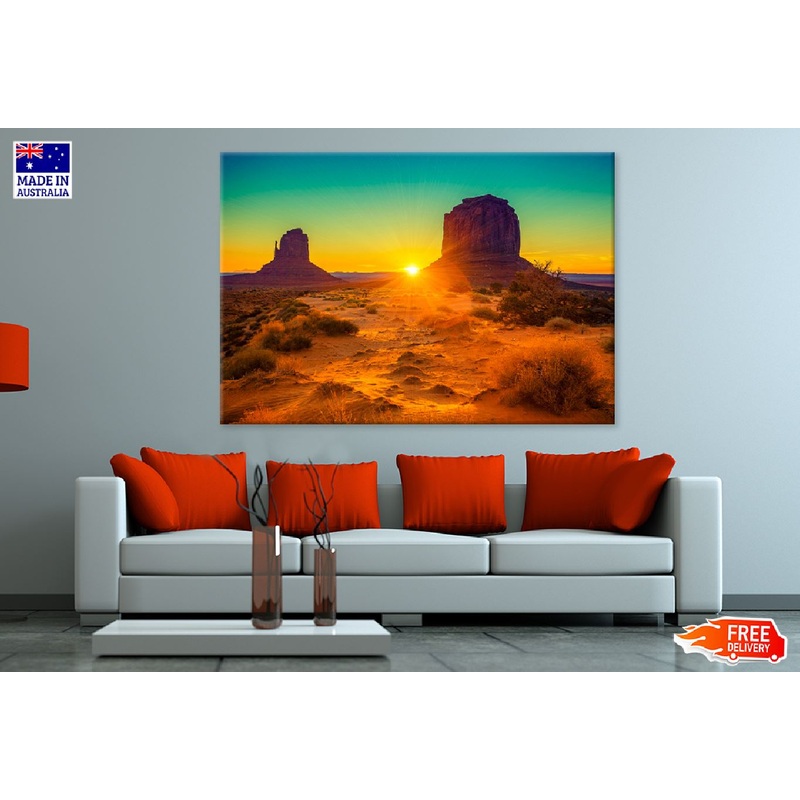 Sunset Sisters Monument Valley View Photograph Print 100% Australian Made