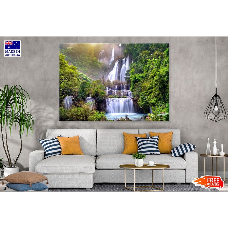 Thi Lo Su Waterfall View Photograph Thailand Print 100% Australian Made