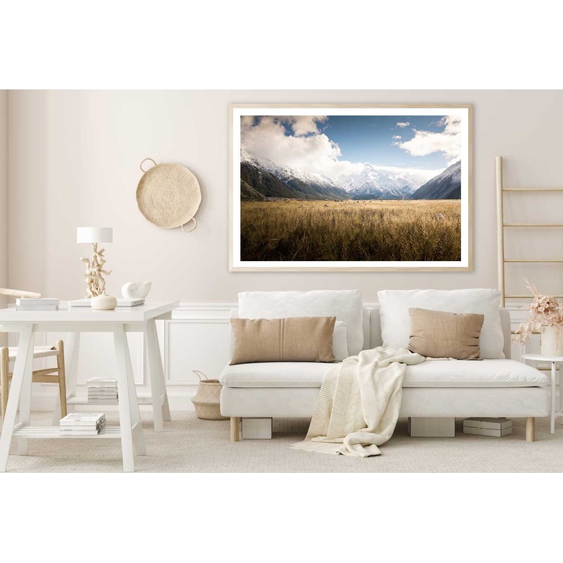 Aoraki/Mount Cook National Park View Photograph Home Decor Premium Quality Poster Print Choose Your Sizes