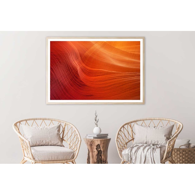 Antelope Slot Canyon Scenery View Photograph Home Decor Premium Quality Poster Print Choose Your Sizes