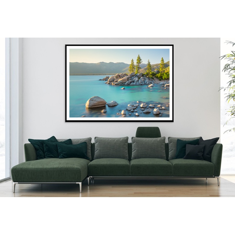 Waterfall & Forest View Home Decor Premium Quality Poster Print Choose Your Sizes