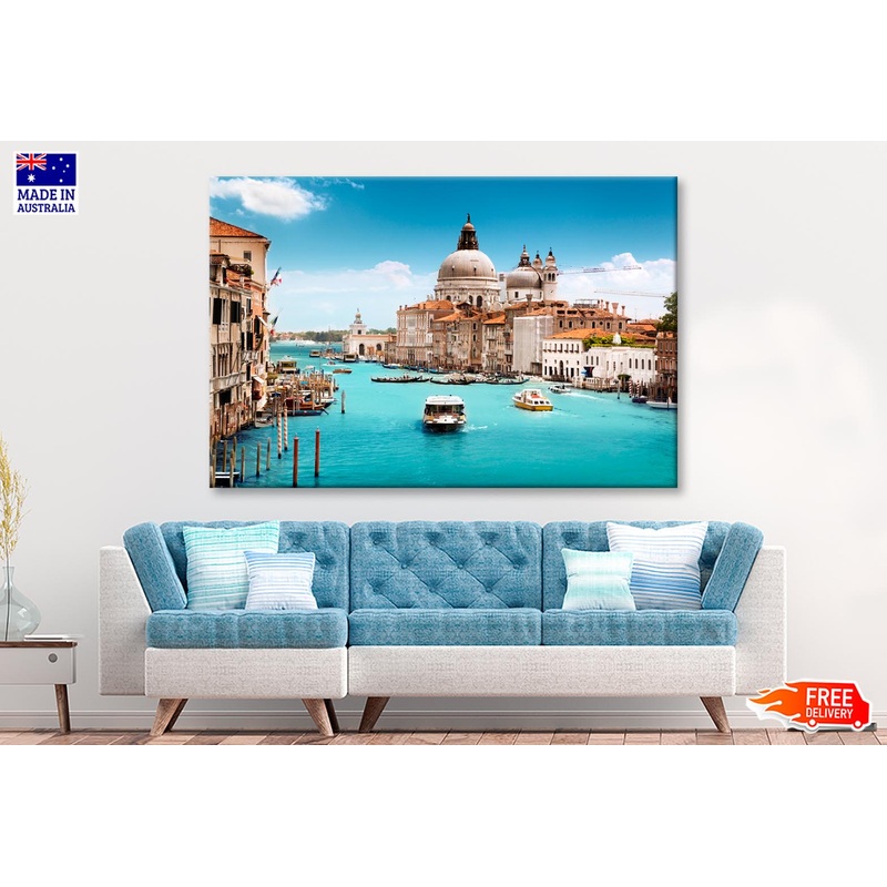 Basilica Santa Maria Della Salute, Venice, Italy Wall Art Decor 100% Australian Made
