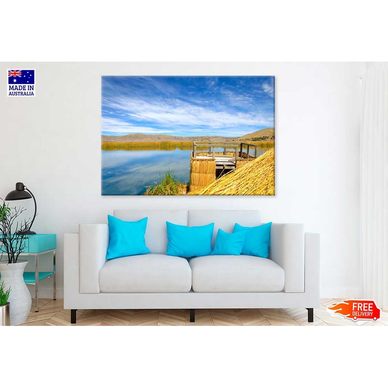 Uros Islands on Lake Titicaca Photograph in Peru Print 100% Australian Made