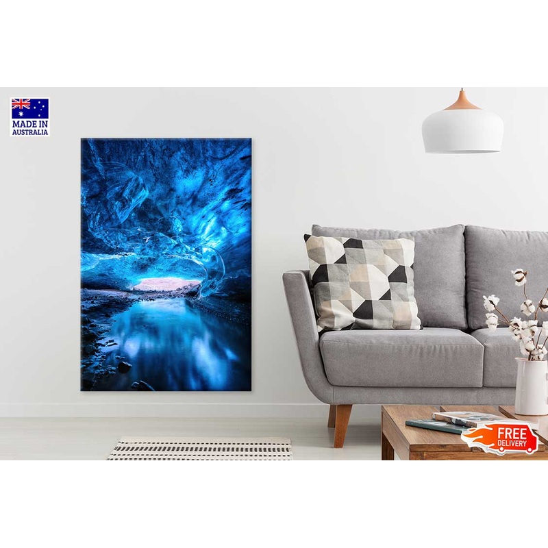 Vatnajokull Glacier Cave Photograph Iceland Print 100% Australian Made