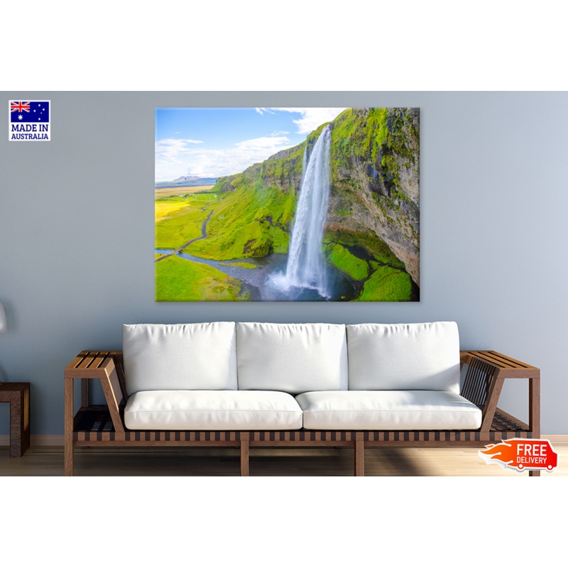 Waterfall & Nature Forest View Print 100% Australian Made