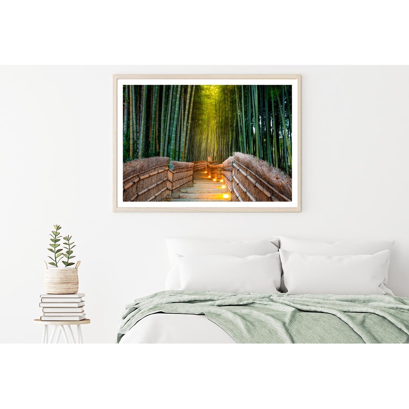 Arashiyama Bamboo Forest in Kyoto Japan Home Decor Premium Quality Poster Print Choose Your Sizes