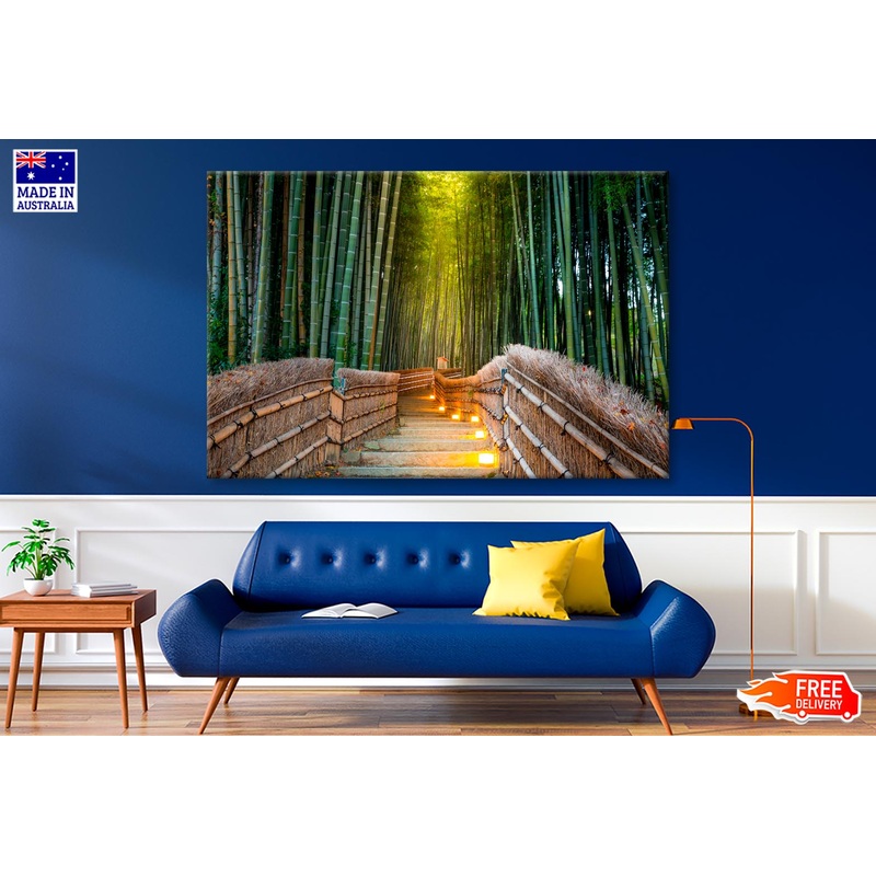 Arashiyama Bamboo Forest in Kyoto Japan  Wall Art Decor 100% Australian Made