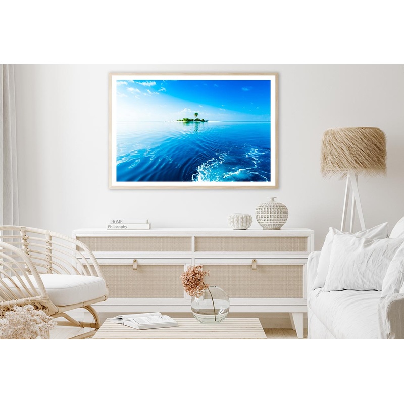 Tropical Blue Sun Sea Home Decor Premium Quality Poster Print Choose Your Sizes