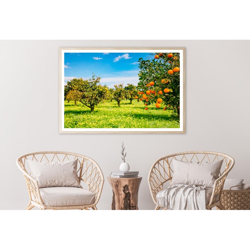 View Of Green Garden Home Decor Premium Quality Poster Print Choose Your Sizes