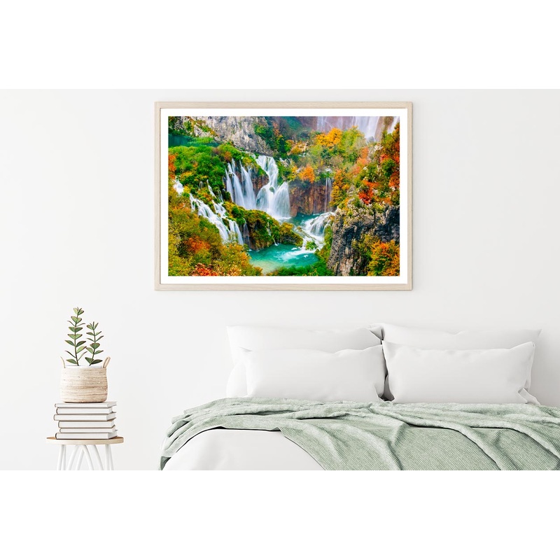 Waterfalls In the Sunshine Home Decor Premium Quality Poster Print Choose Your Sizes