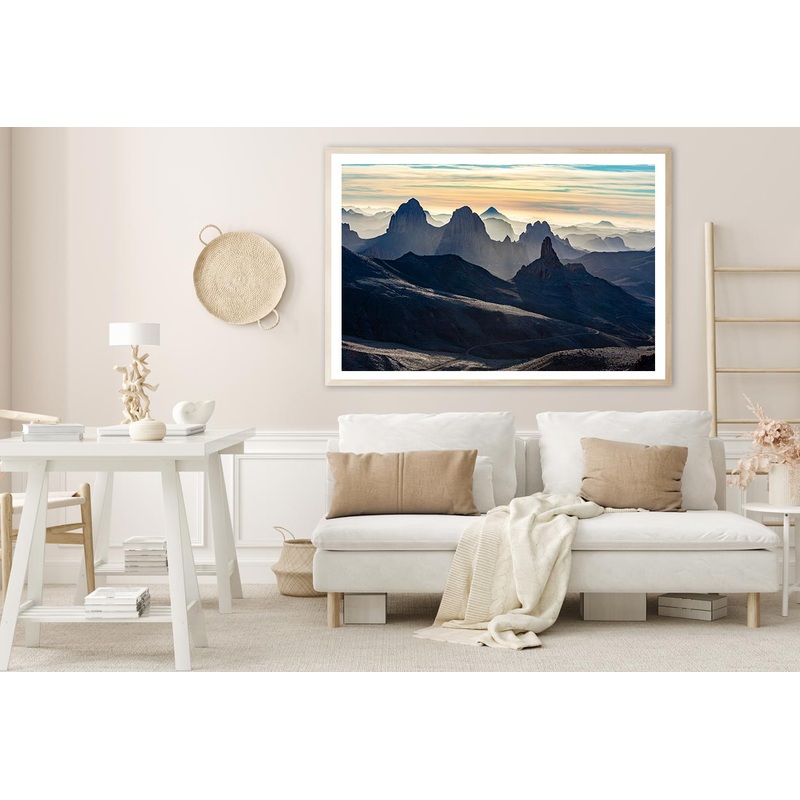 Ahaggar Mountains View At Sunrise Home Decor Premium Quality Poster Print Choose Your Sizes