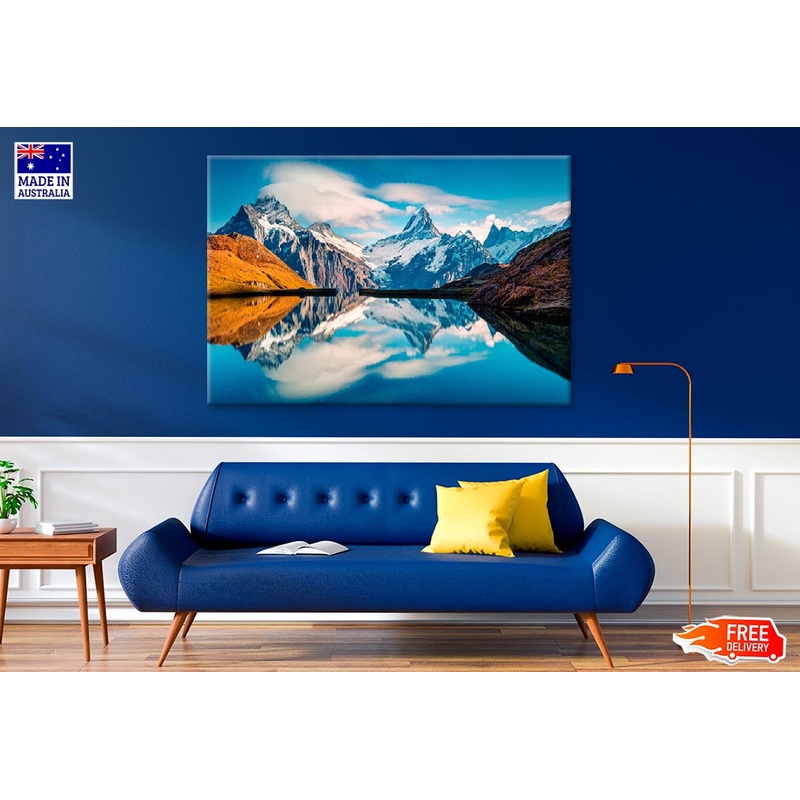 Bachalp Lake In Switzerland Print 100% Australian Made