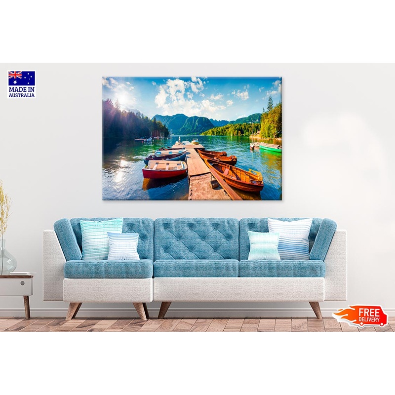 Triglav National Park Bohinj Lake Print 100% Australian Made