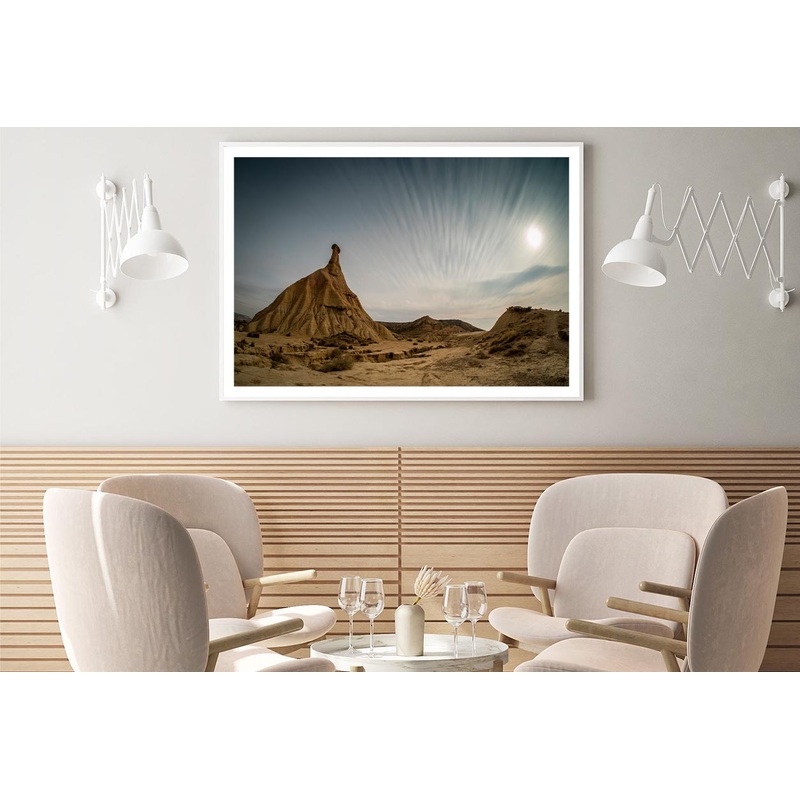 Bardenas Reales A La Luz De La Luna Home Decor Premium Quality Poster Print Choose Your Sizes