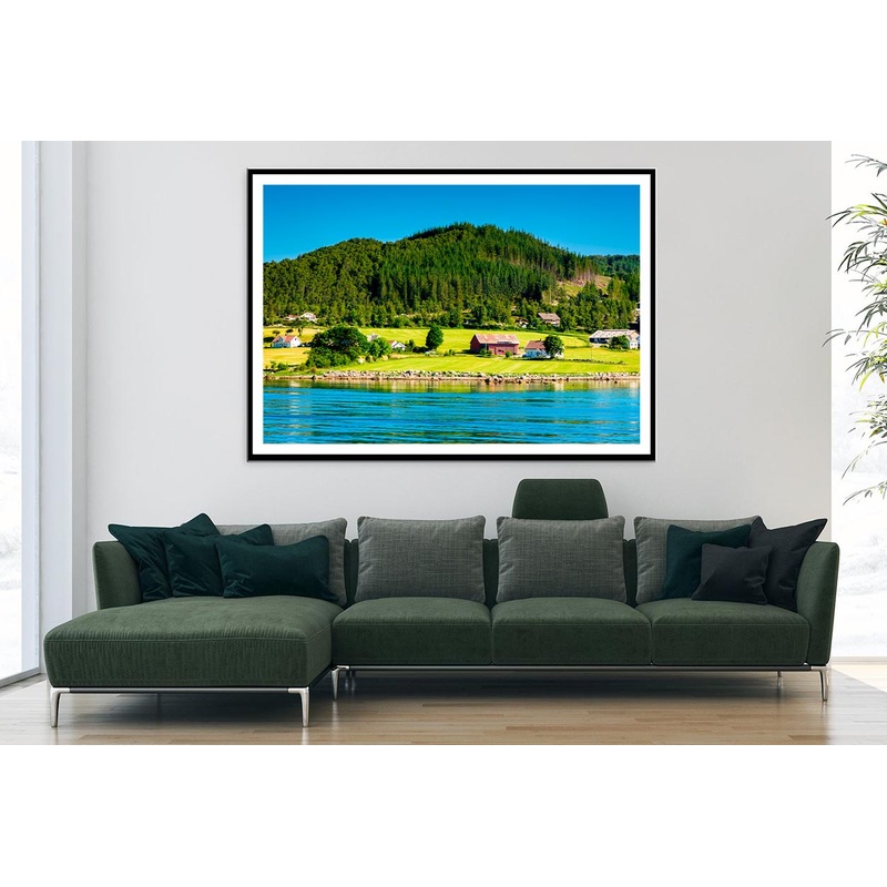 Beautiful Scenery at the Ferry Crossing Home Decor Premium Quality Poster Print Choose Your Sizes