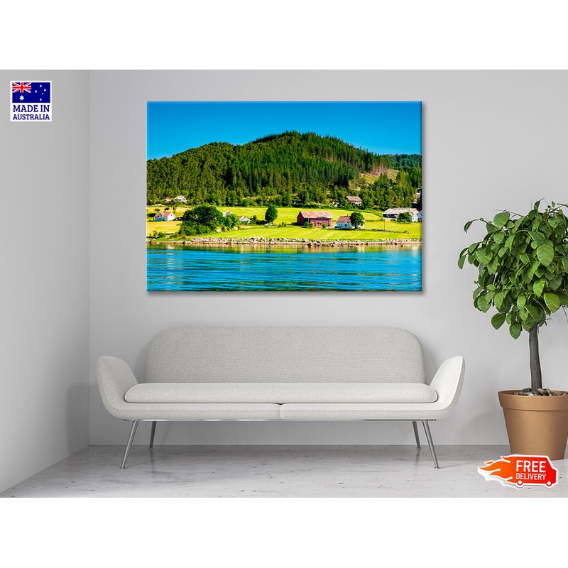 Beautiful Scenery at the Ferry Crossing Print 100% Australian Made