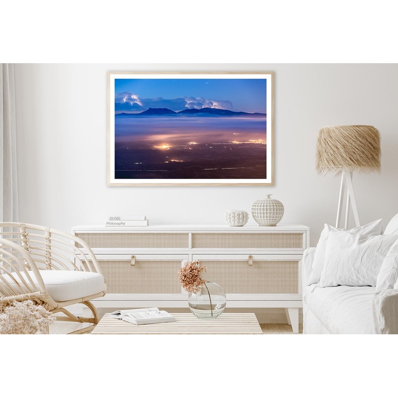 Sunrise with Fog from Bellmunt Catalunya Home Decor Premium Quality Poster Print Choose Your Sizes