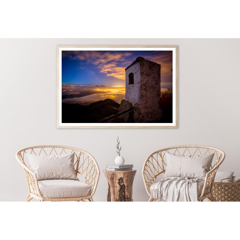 Sunset View of Bellmunt Viewpoint Spain Home Decor Premium Quality Poster Print Choose Your Sizes