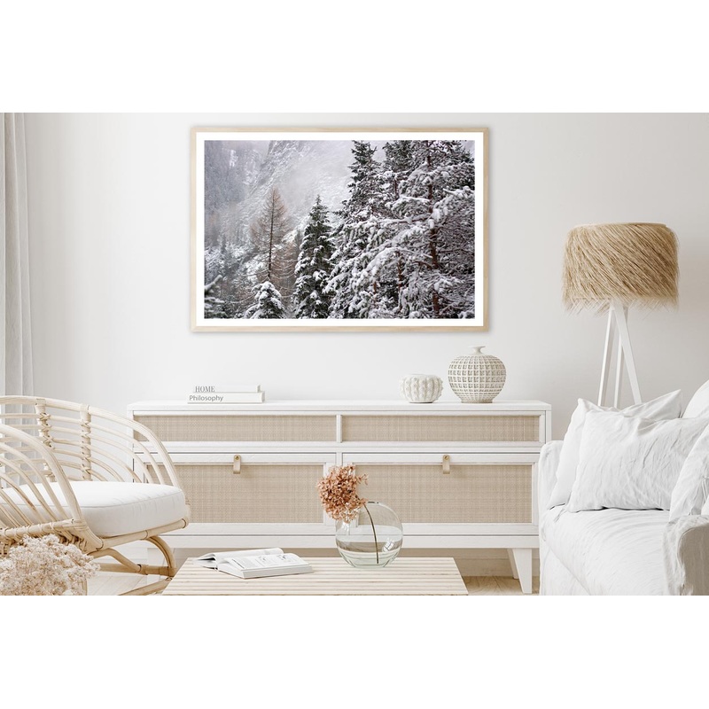 The First Big Snowfall of the winter Home Decor Premium Quality Poster Print Choose Your Sizes