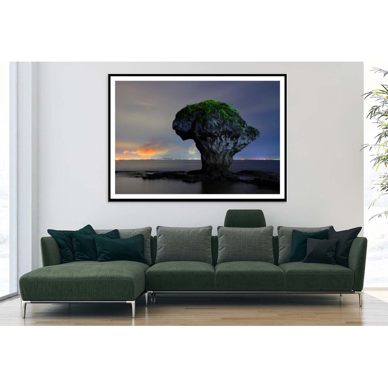 The Vase-Shaped Rock on the Sea Taiwan Home Decor Premium Quality Poster Print Choose Your Sizes