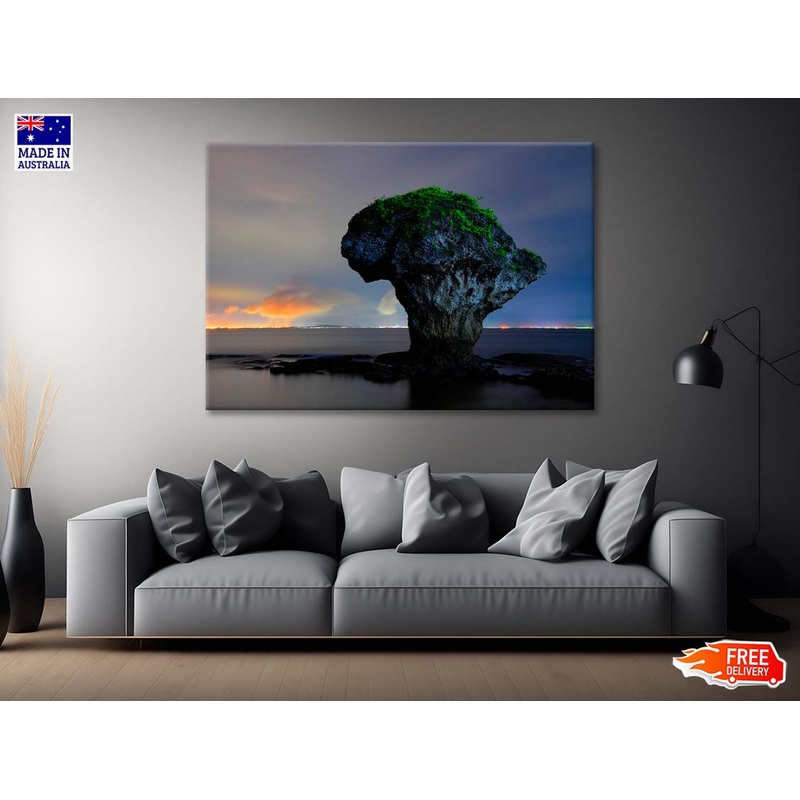 The Vase-Shaped Rock on the Sea Taiwan Print 100% Australian Made
