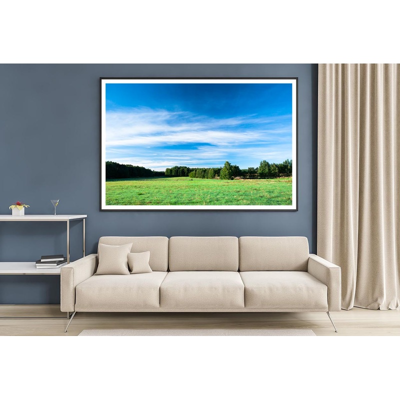 Tranquil Grassland at Sunrise Home Decor Premium Quality Poster Print Choose Your Sizes