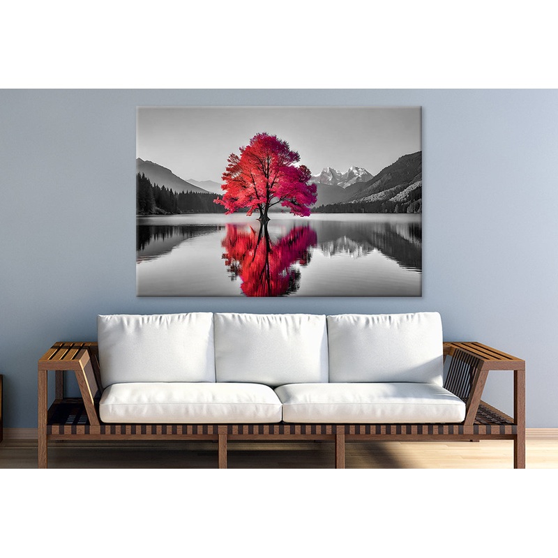 Tree in The Middle of a Lake Print 100% Australian Made