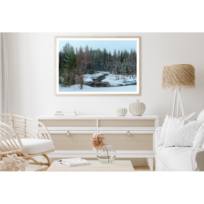 Winter Landscapes in Siberia Home Decor Premium Quality Poster Print Choose Your Sizes