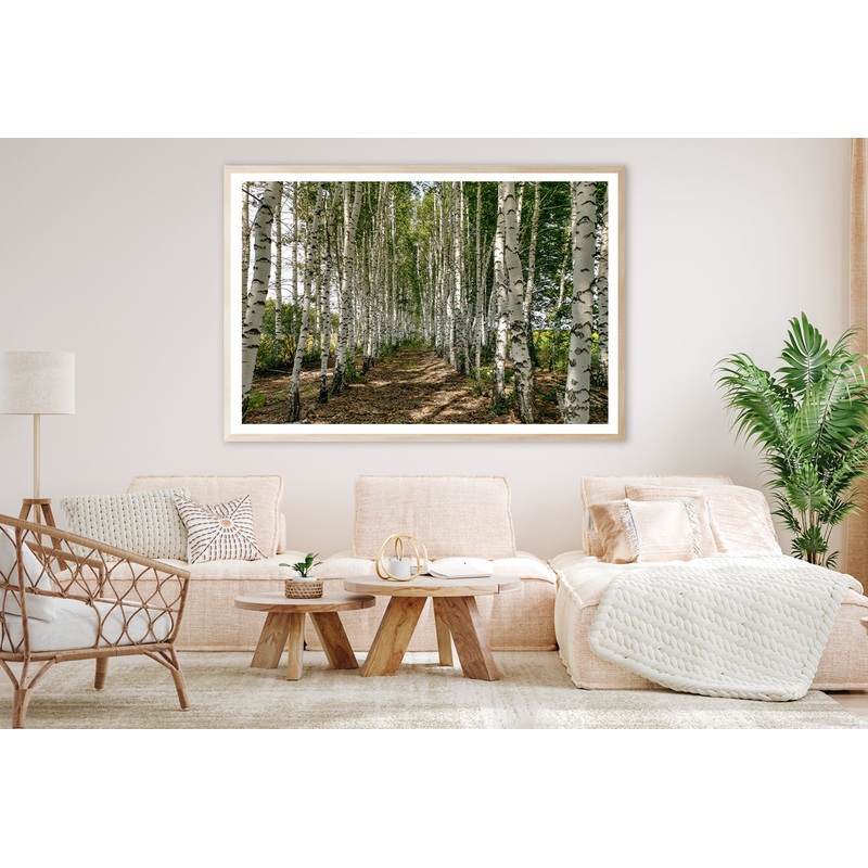 A Dirt Path Winding Through a Forest Home Decor Premium Quality Poster Print Choose Your Sizes