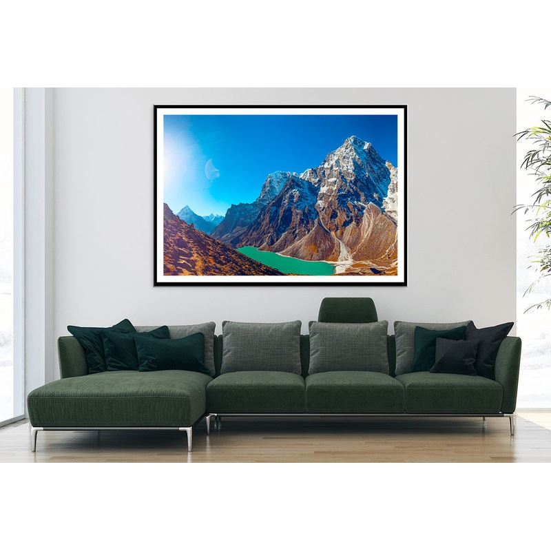 Amazing Mountains on the Way in Nepal Home Decor Premium Quality Poster Print Choose Your Sizes