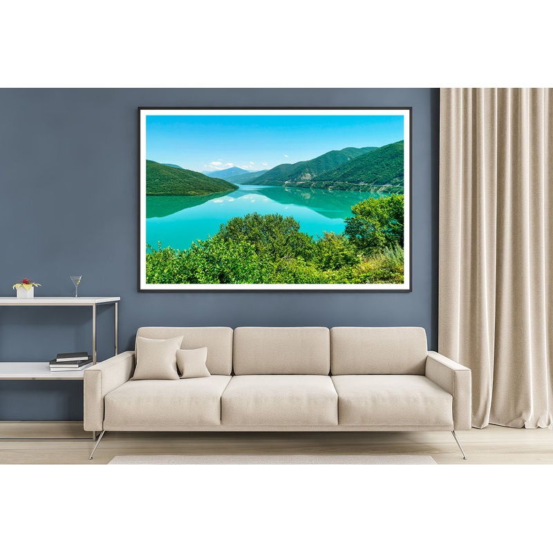 The Lake View with Mountains Home Decor Premium Quality Poster Print Choose Your Sizes