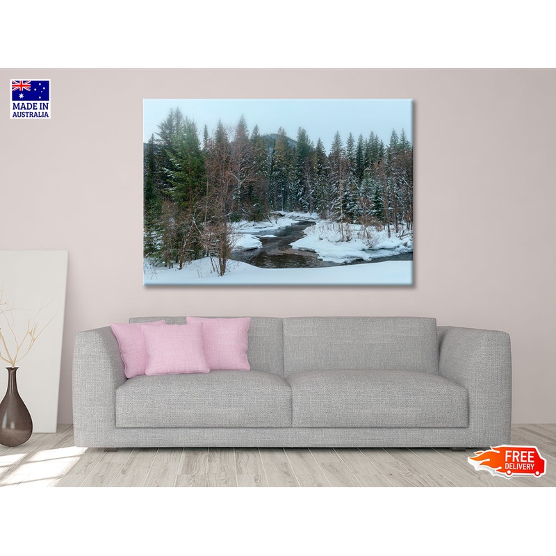 Winter Landscapes in Siberia Print 100% Australian Made