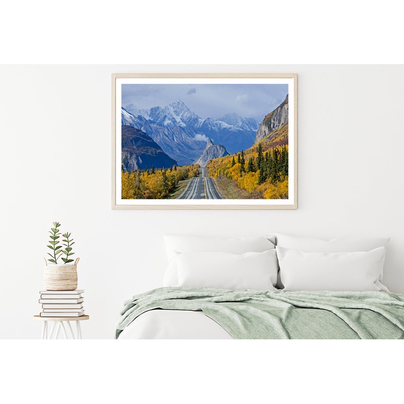 A Road Winding through a Mountainous Home Decor Premium Quality Poster Print Choose Your Sizes
