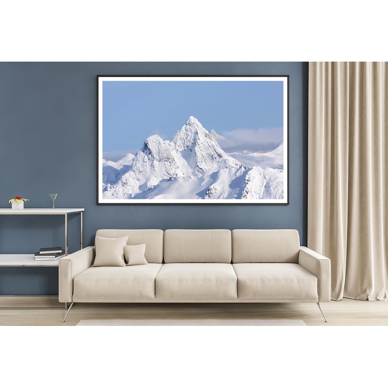 A Snow-Covered Mountain in Argentina Home Decor Premium Quality Poster Print Choose Your Sizes