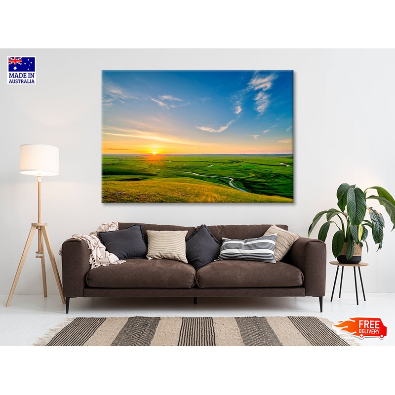 The Summer Grassland of China Print 100% Australian Made