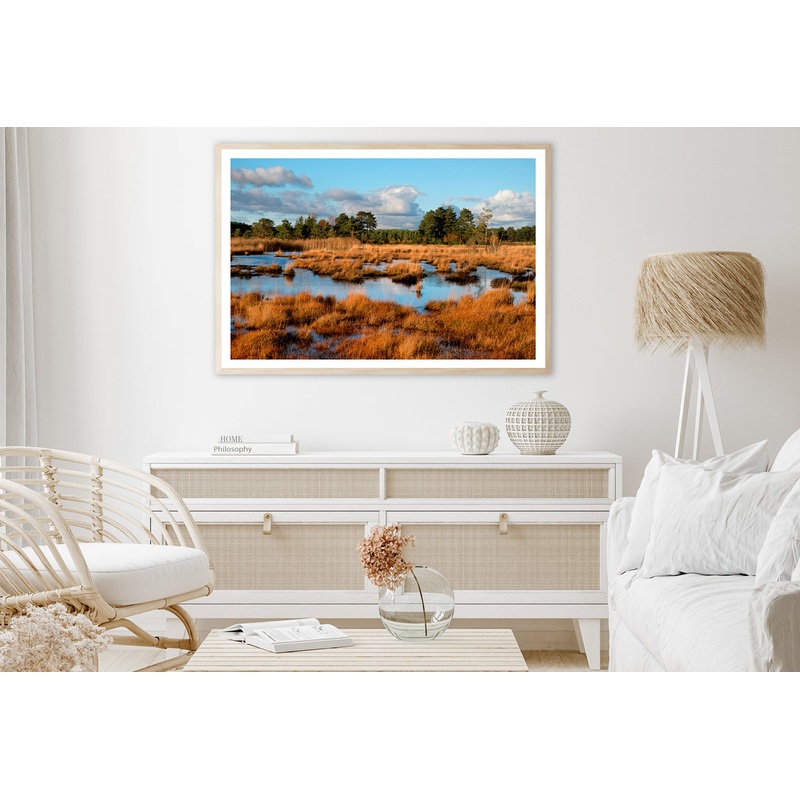 The Wetlands in the Evening Winter Sun Home Decor Premium Quality Poster Print Choose Your Sizes