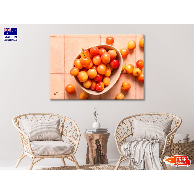 A Bowl of Cherry Tomatoes Print 100% Australian Made
