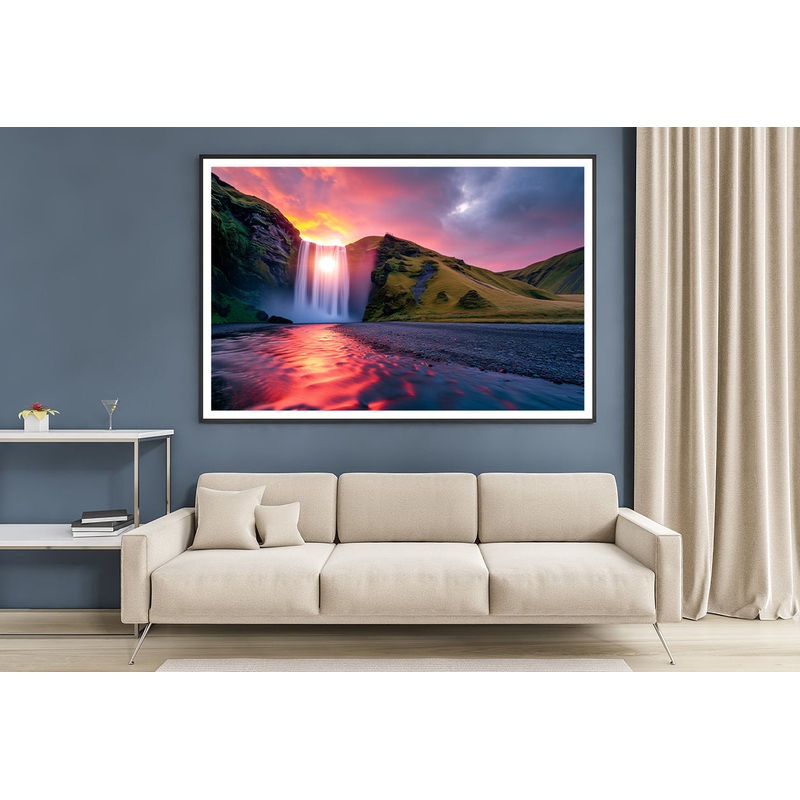 Amazing Views With and Waterfall Home Decor Premium Quality Poster Print Choose Your Sizes