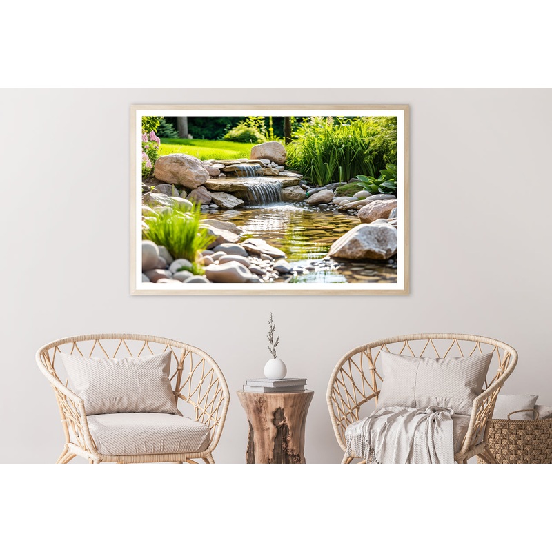 Architecture with Water Features Home Decor Premium Quality Poster Print Choose Your Sizes