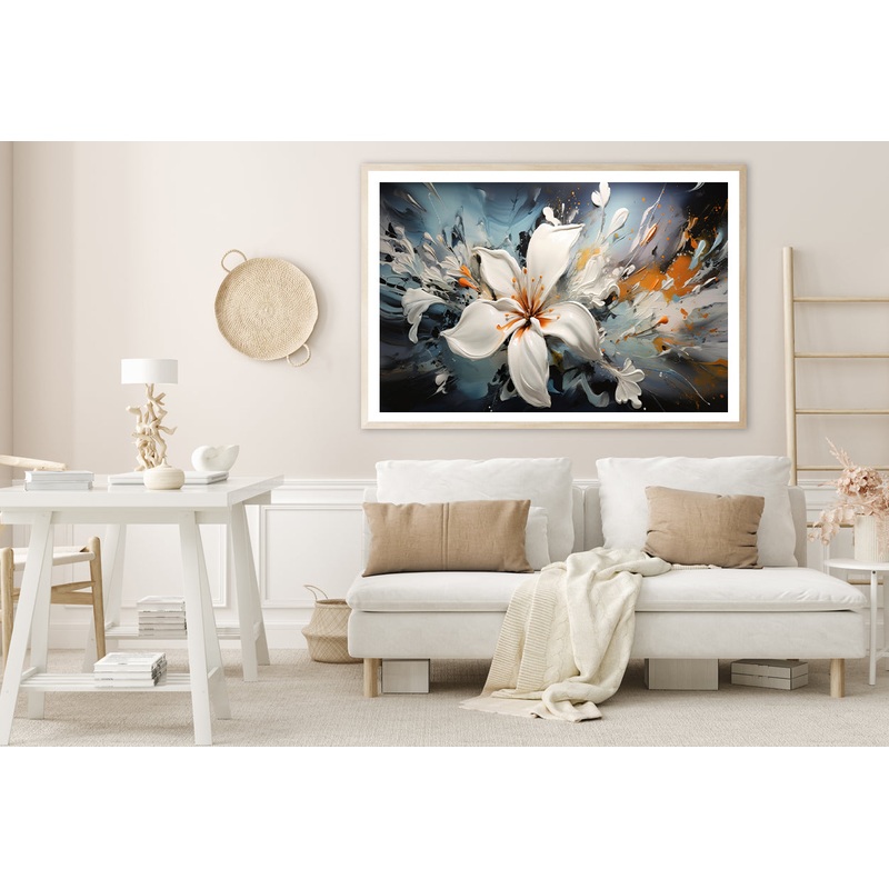 Beautiful Flowers Painting Home Decor Premium Quality Poster Print Choose Your Sizes