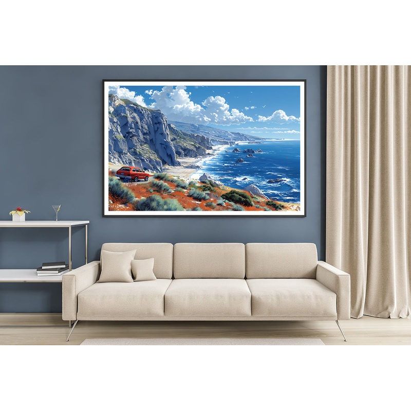 View from the Top of the Mountain Home Decor Premium Quality Poster Print Choose Your Sizes
