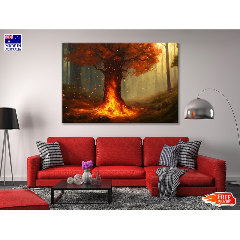 Autumn Tree in the Forest Print 100% Australian Made