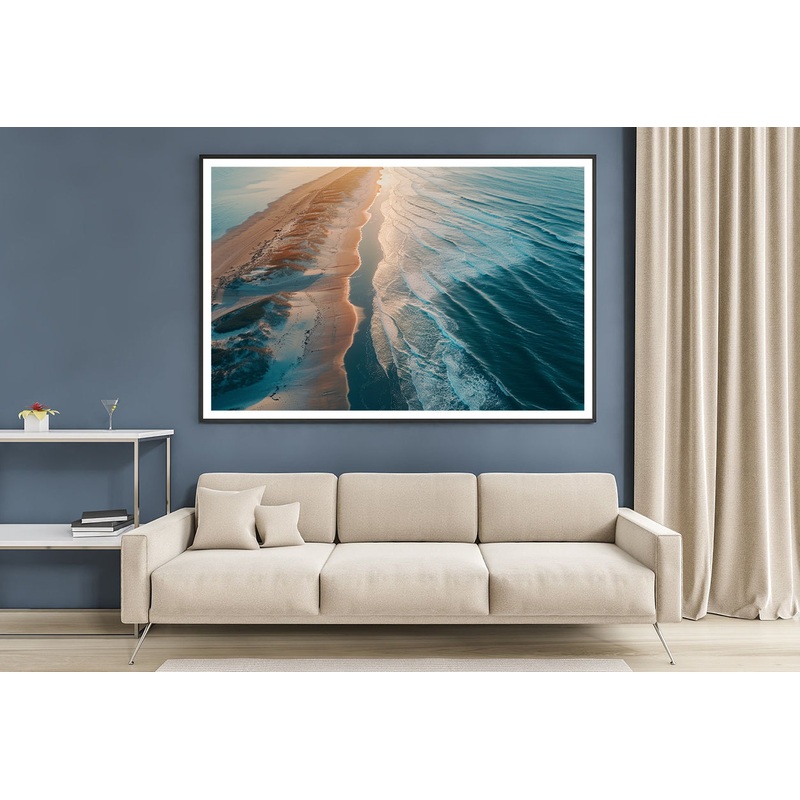 Beach at Sunset View Home Decor Premium Quality Poster Print Choose Your Sizes