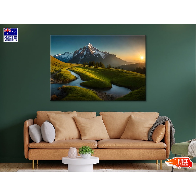 Sunrise over the Mountains Print 100% Australian Made