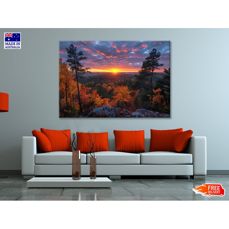 Sunset in the Mountains Print 100% Australian Made
