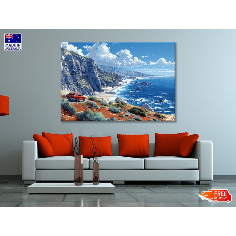 View from the Top of the Mountain Print 100% Australian Made