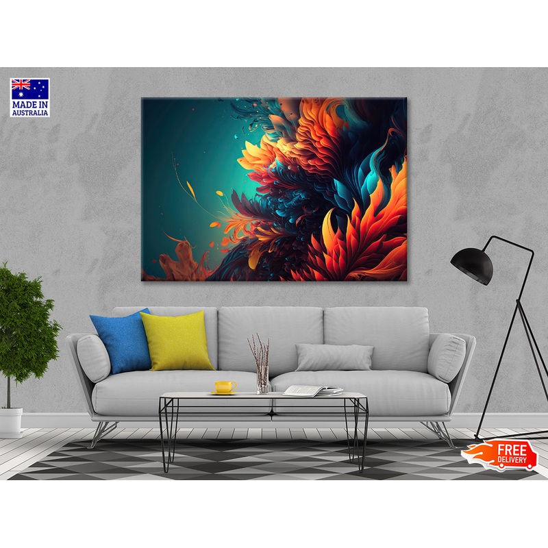 A Reef Underwater Pattern Print 100% Australian Made